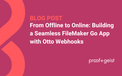 From Offline to Online: Building a Seamless FileMaker Go App with Otto Webhooks